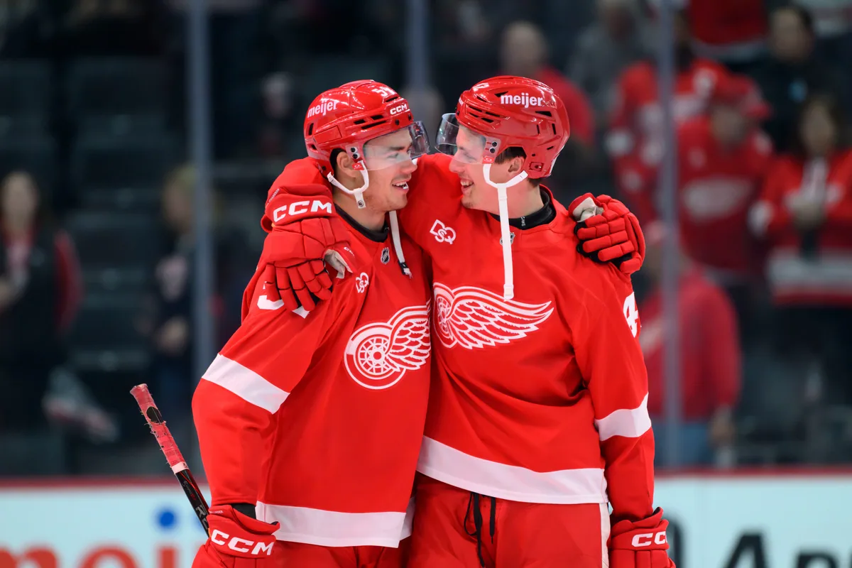 Red Wings' Johansson Stands Out Early