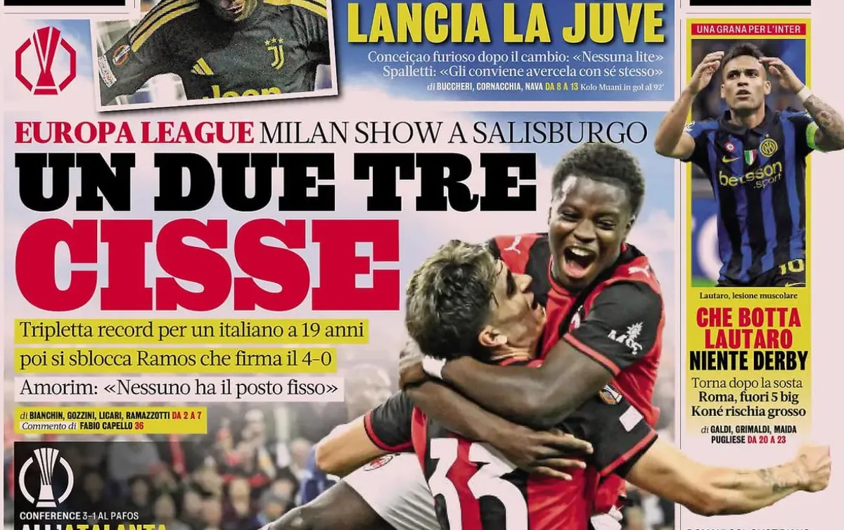 Cissé scores hat-trick for Juventus