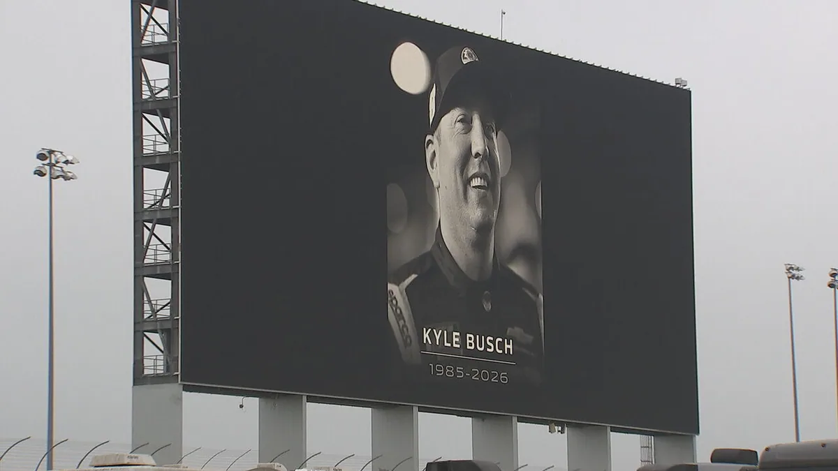 NASCAR honors Kyle Busch at Charlotte Motor Speedway