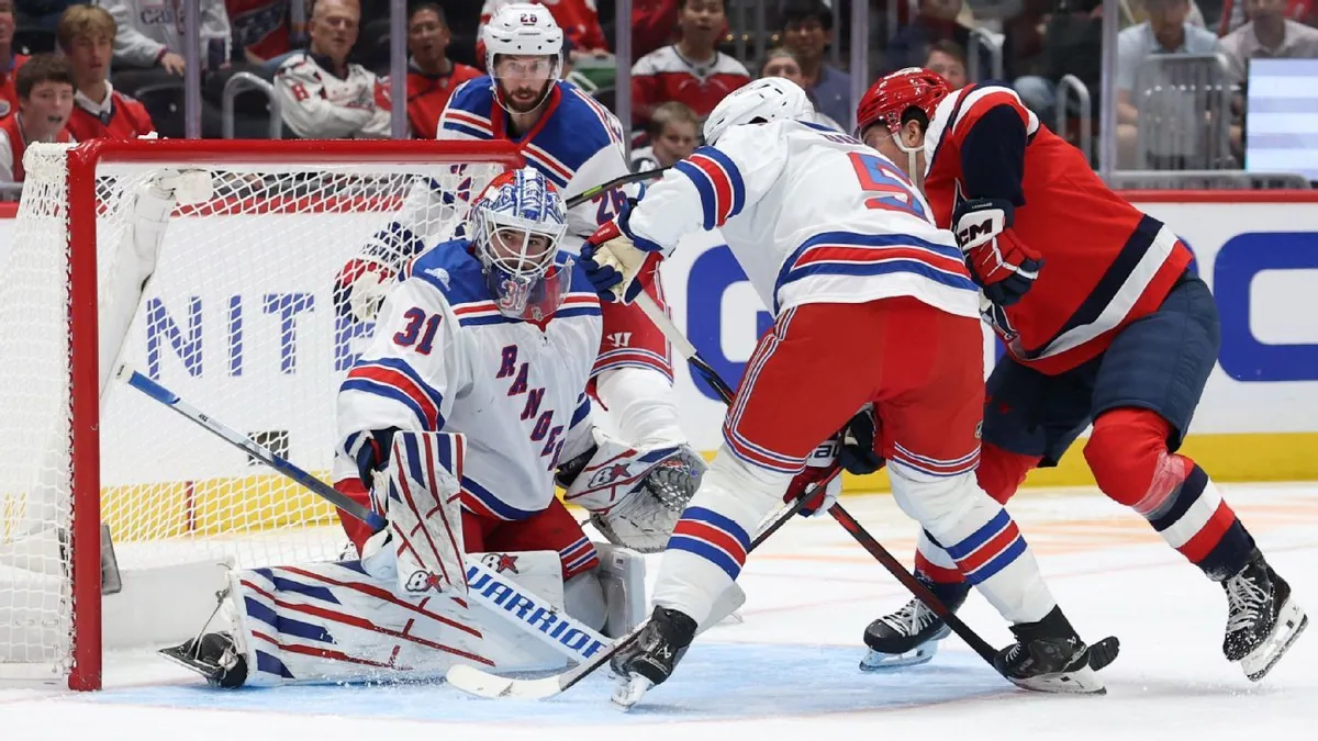Shesterkin exits game, Gibson replaced in second period