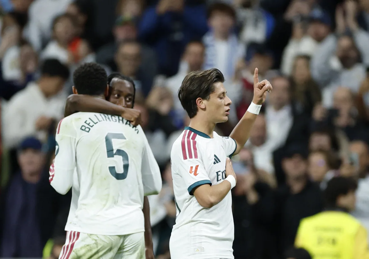 Real Madrid beats Sevilla 4-1, Güler scores twice