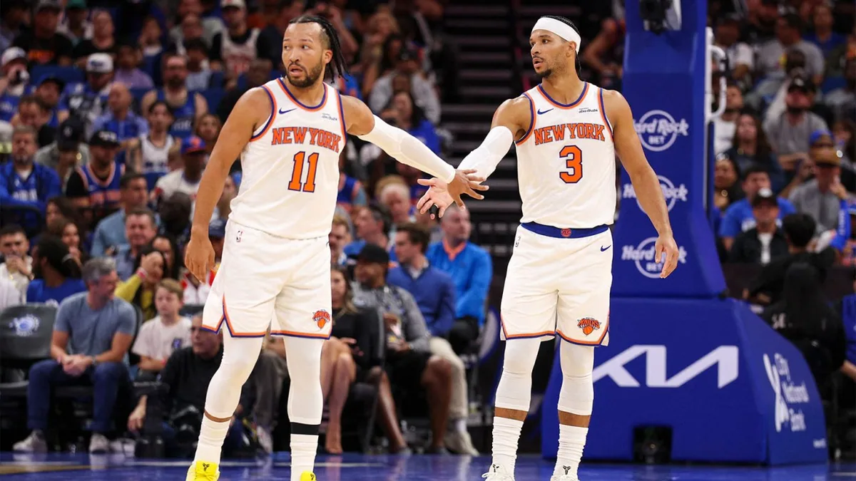 knicks players return to locker room antics after preseason loss