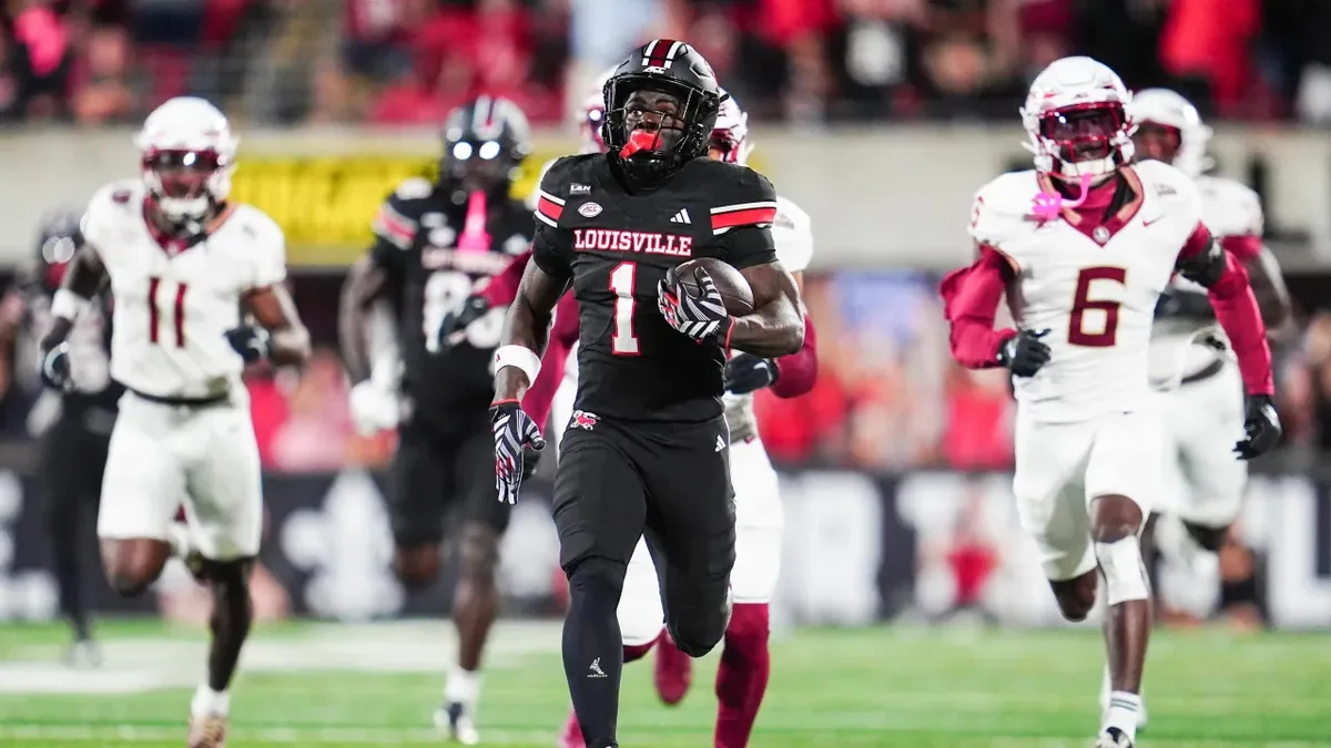 Louisville edges Florida State with Brown's 235-yard run
