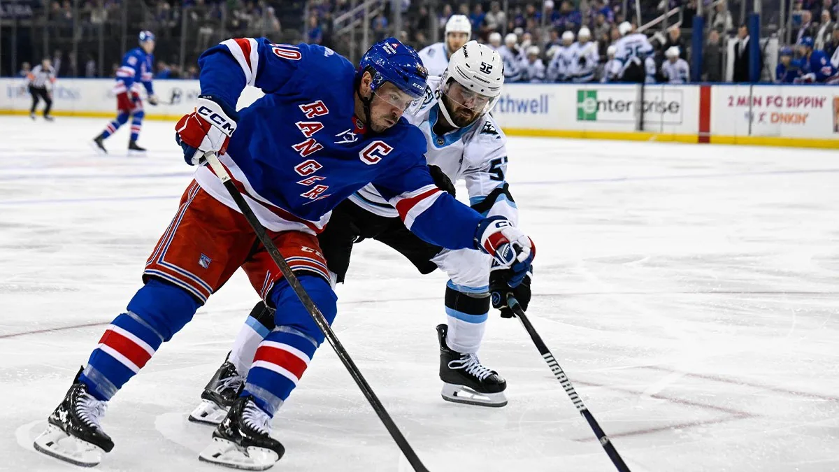 rangers' j.t. miller reacts to shesterkin injury