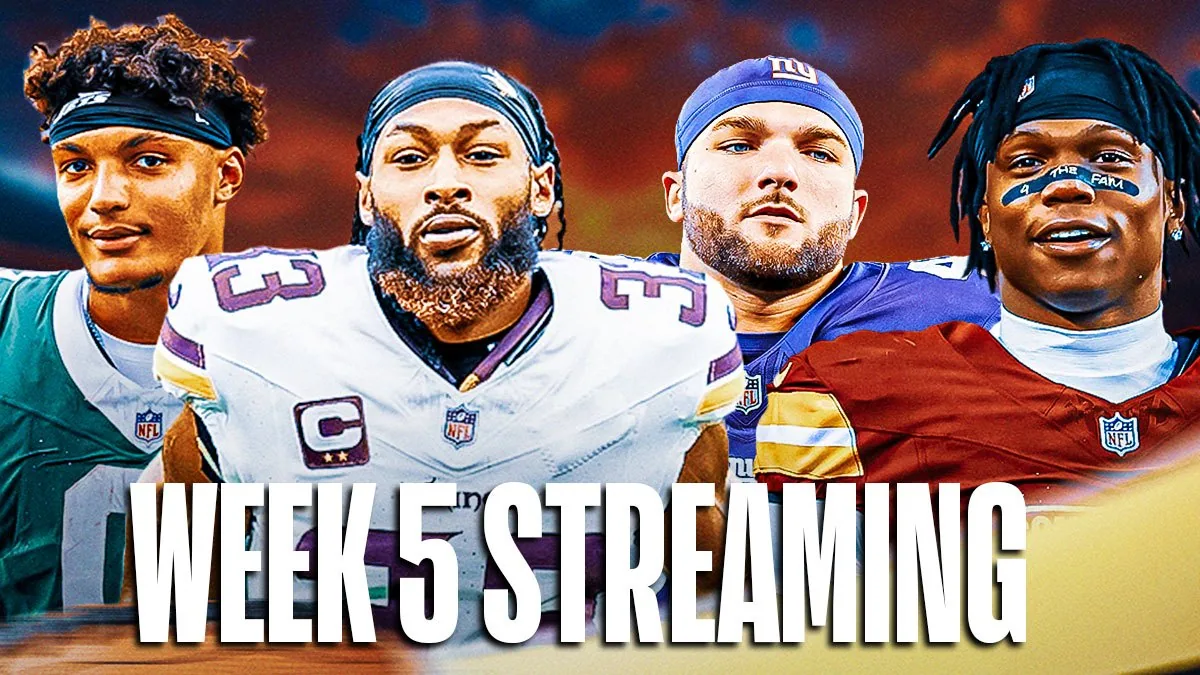 Week 5 fantasy football options focus on backfield depth