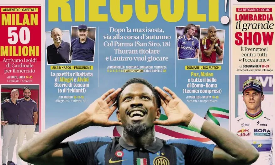 Serie A resumes, Milan receive January funds