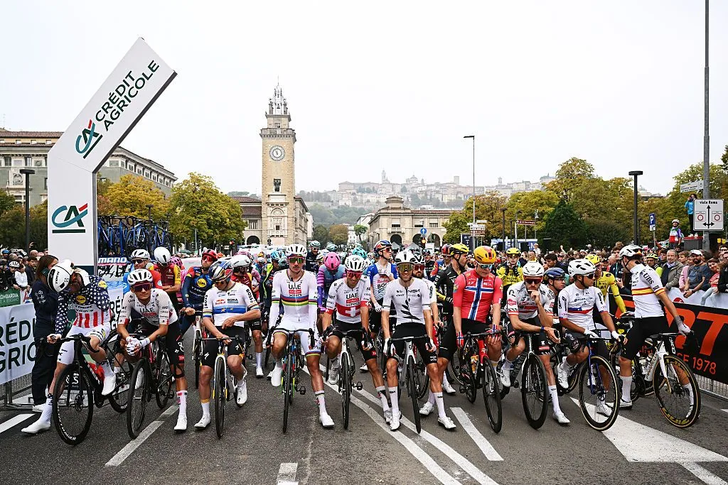 Cyclists halt race for safety talk