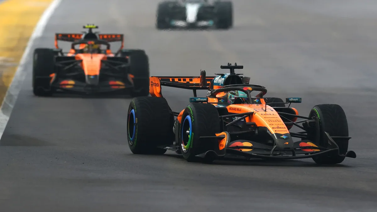McLaren drivers clash in Singapore Sprint