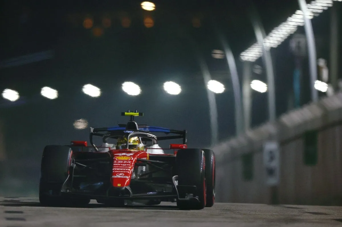 Hamilton's setup change pushes Ferrari into pole contention
