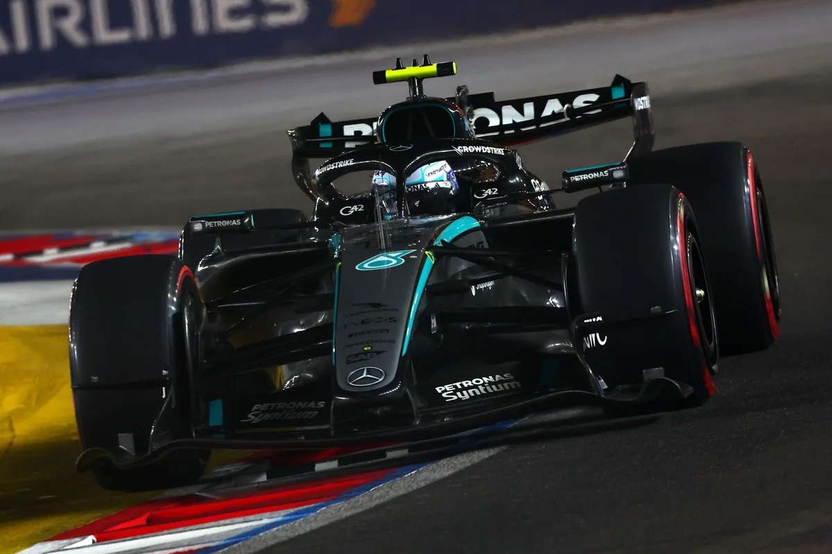 Mercedes splits F1 upgrades for Singapore GP