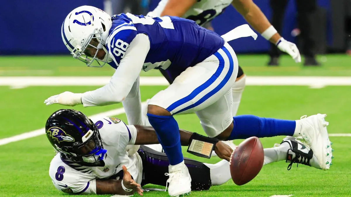 Colts' Key Out for Four Games