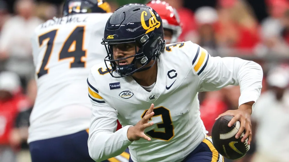 Cal QB to miss Hokies game