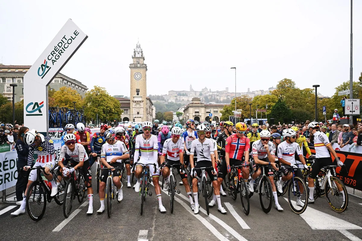 rider safety concerns led to protest at il Lombardia start