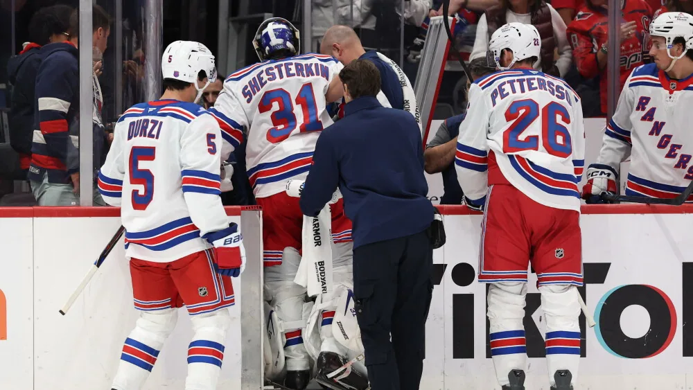 Shesterkin ruled out for season after knee injury