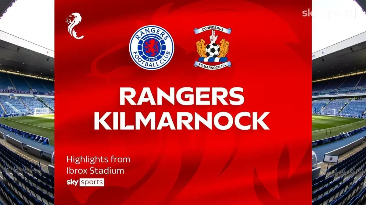 Rangers beat Kilmarnock in Scottish Premiership