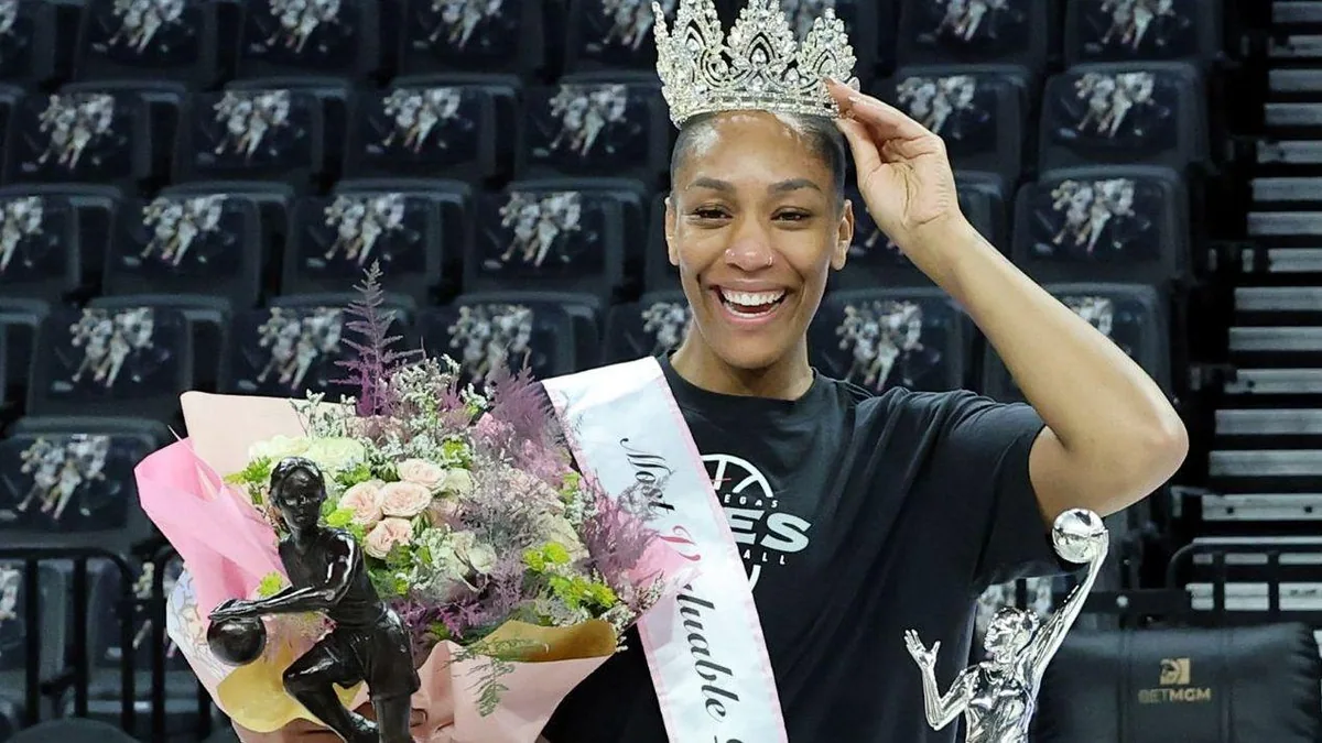 Wilson breaks WNBA MVP record with fifth award