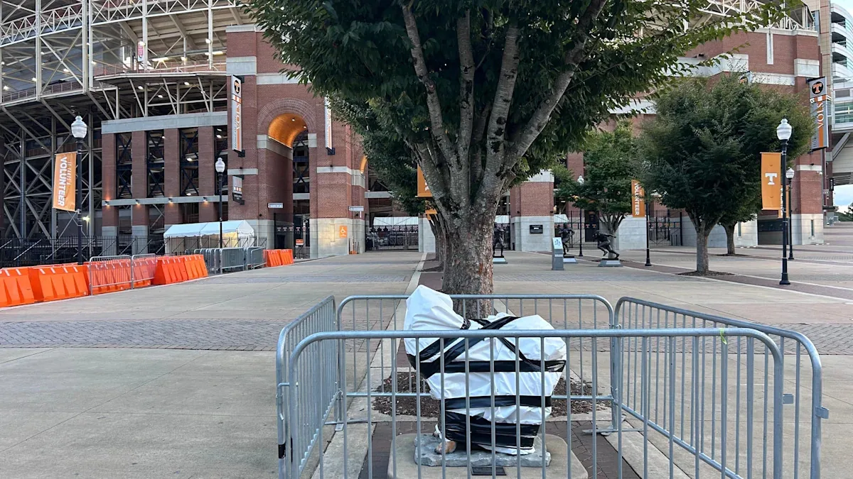 Tennessee Statue Damaged Before Covering