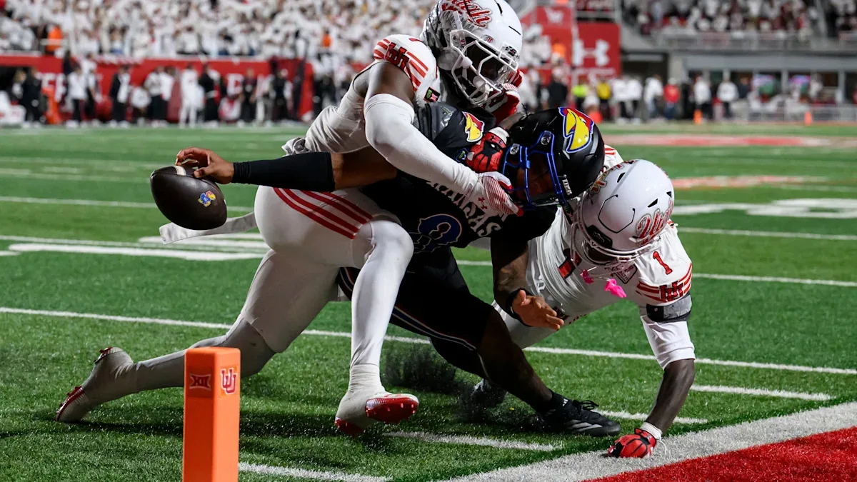 Utah edges Kansas with Parker's 171 yards