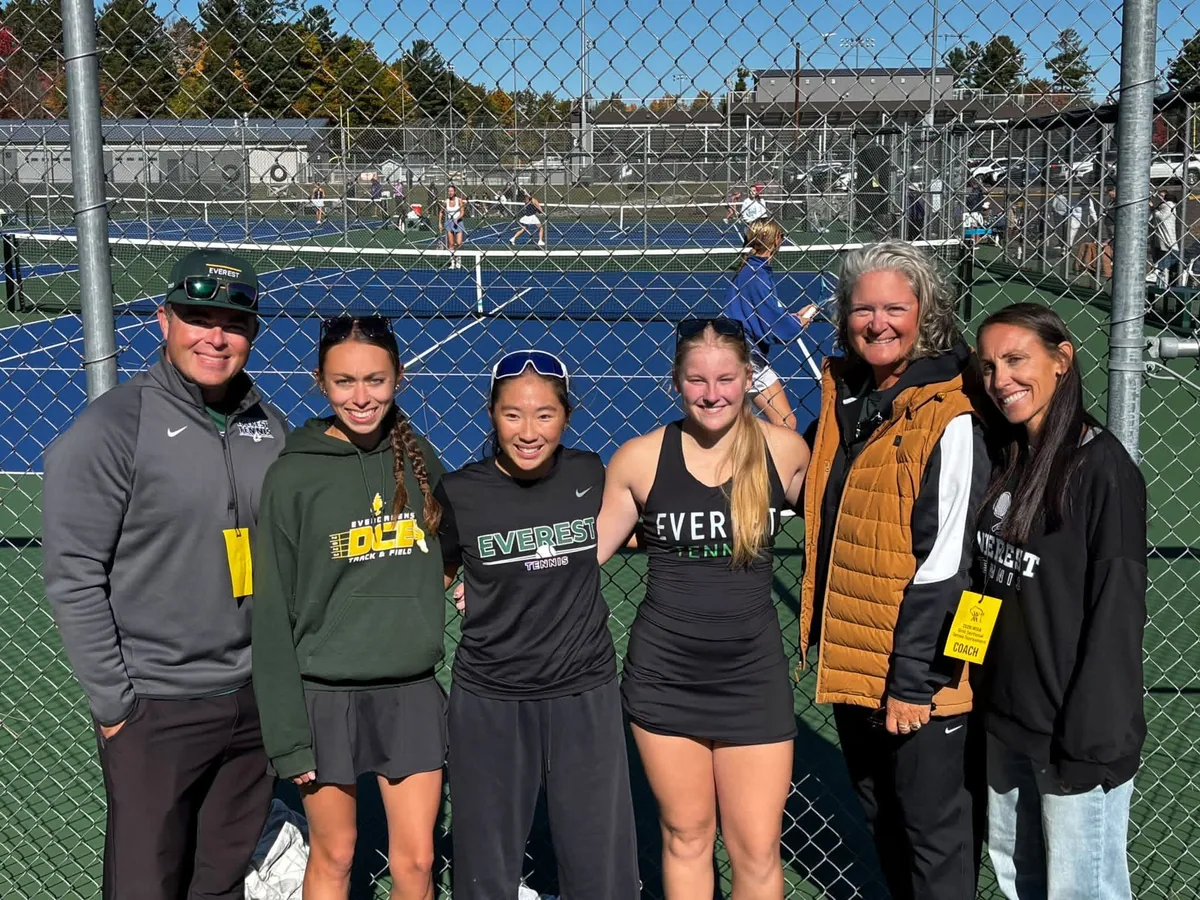 Three D.C. Everest tennis players reach state finals