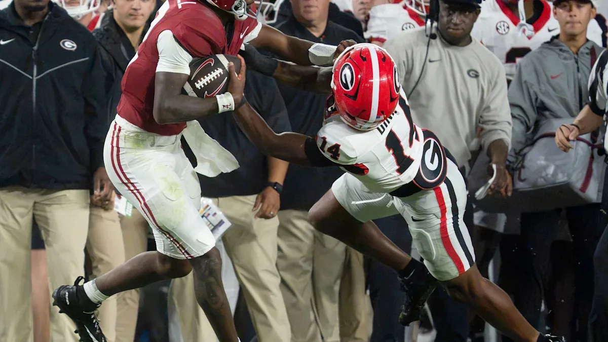 Russell's performance in Alabama's loss to Georgia
