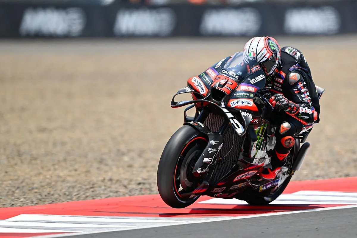 Bezzecchi wins Indonesian GP, Aprilia dominates front row