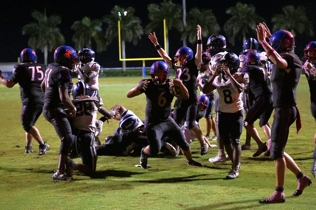 King's Academy football named Baptist Health Team of the Month