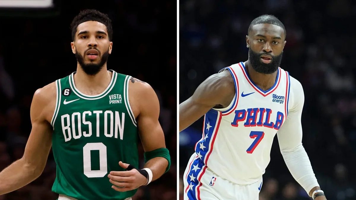 Tatum and Brown meet as rivals in Celtics-76ers preseason game