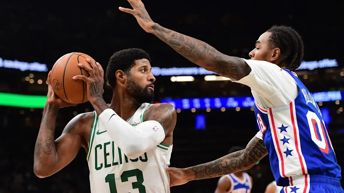 Paul George discusses Sixers time after preseason game