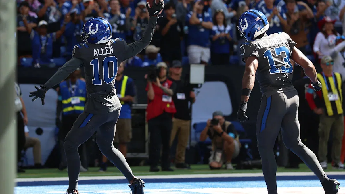 Colts WR Keenan Allen inactive for Week 5