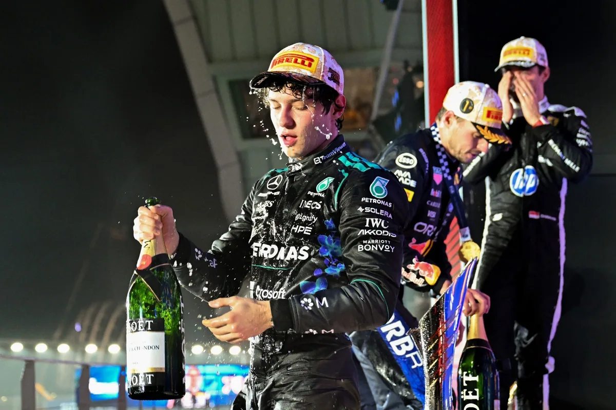 Antonelli leads Mercedes to F1 title race