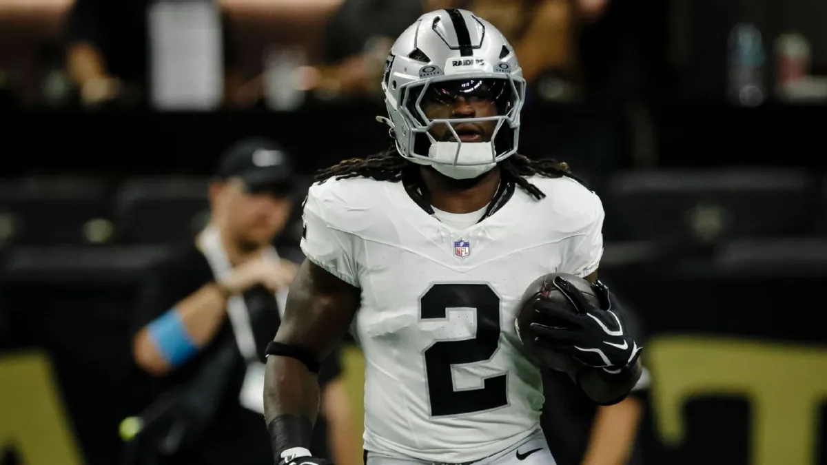 Raiders' Jeanty to play vs. Patriots