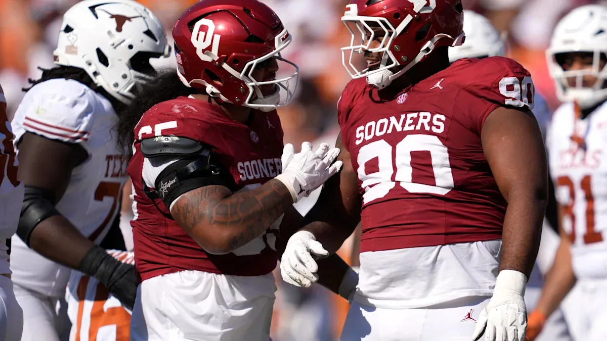 Oklahoma climbs after Texas win