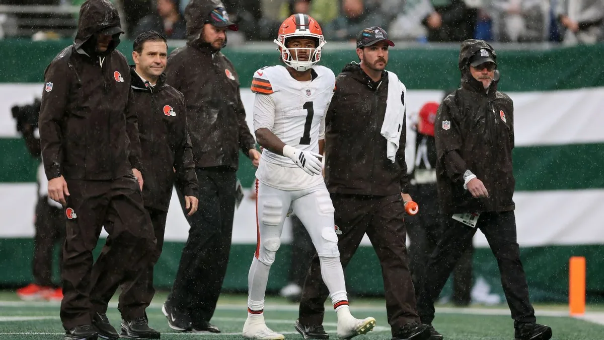 Browns WR Out After Illegal Hit