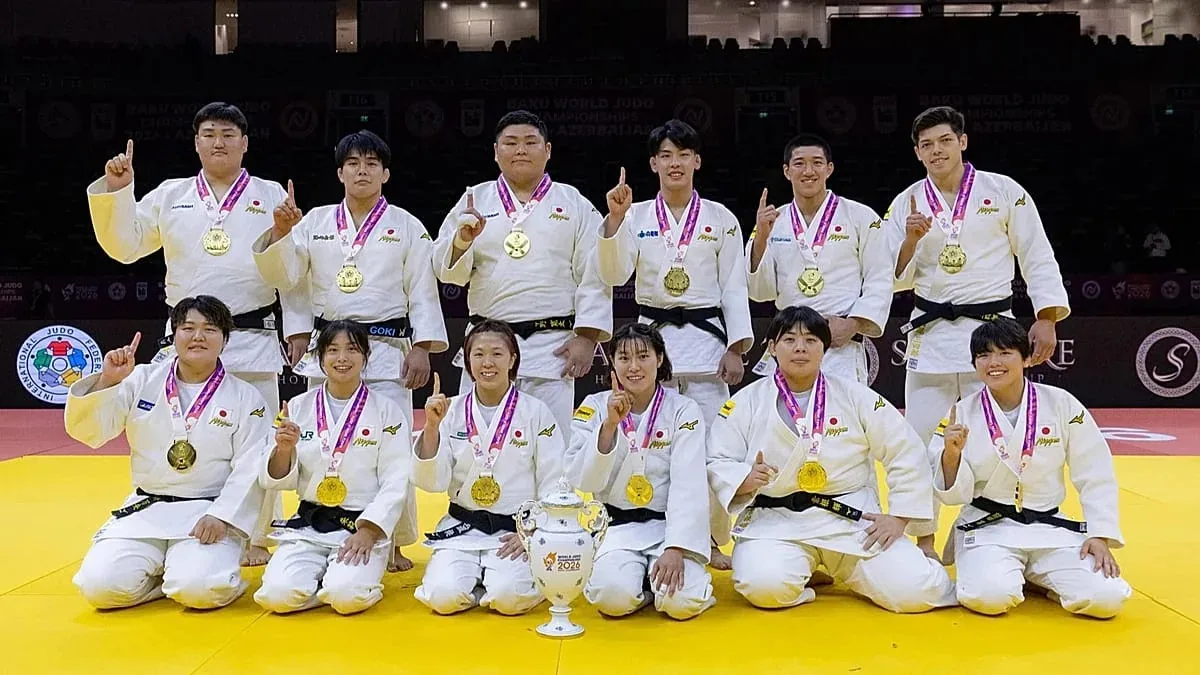 Japan wins mixed team judo title in Baku