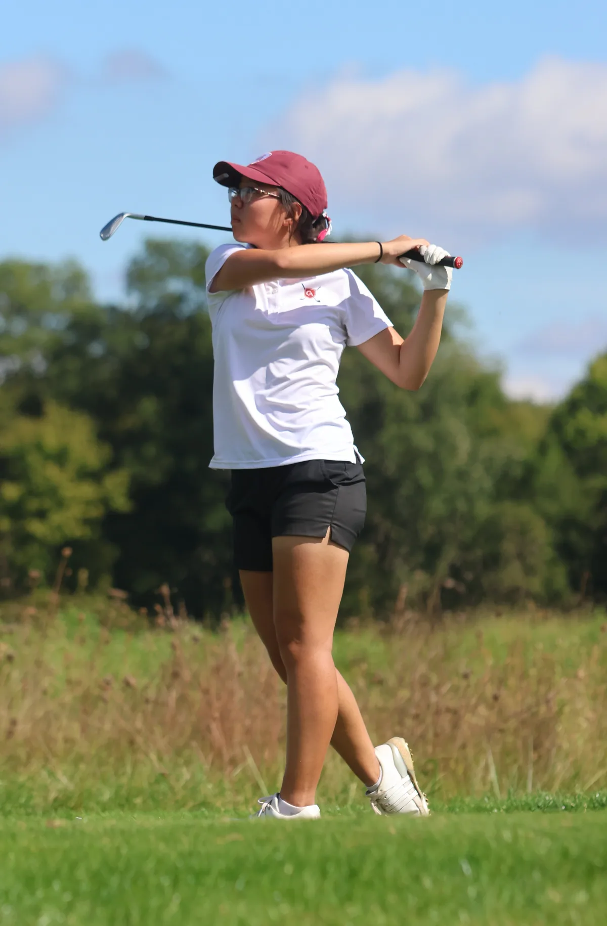 Columbus Academy girls golf leads state tournament chase