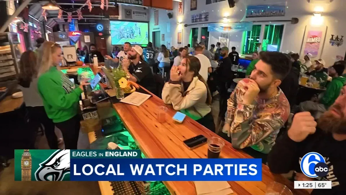Eagles Fans Gather at Local Brewery for European Watch Party