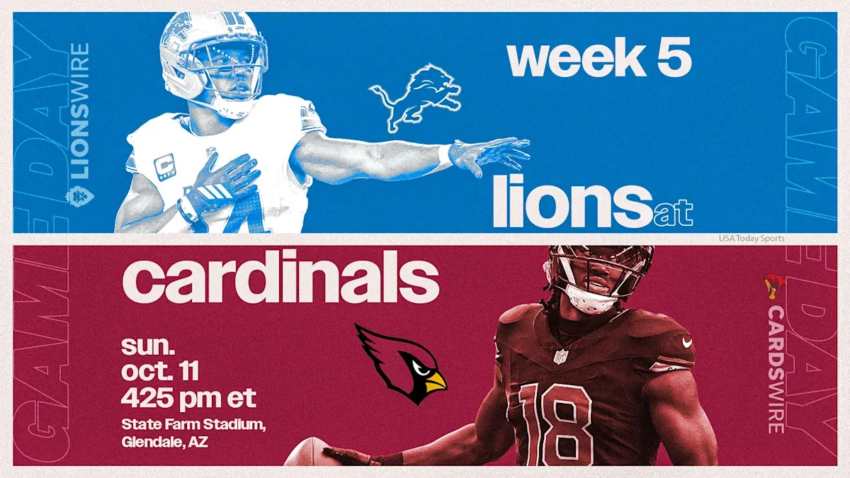 Lions beat Cardinals 24-17 in Week 5