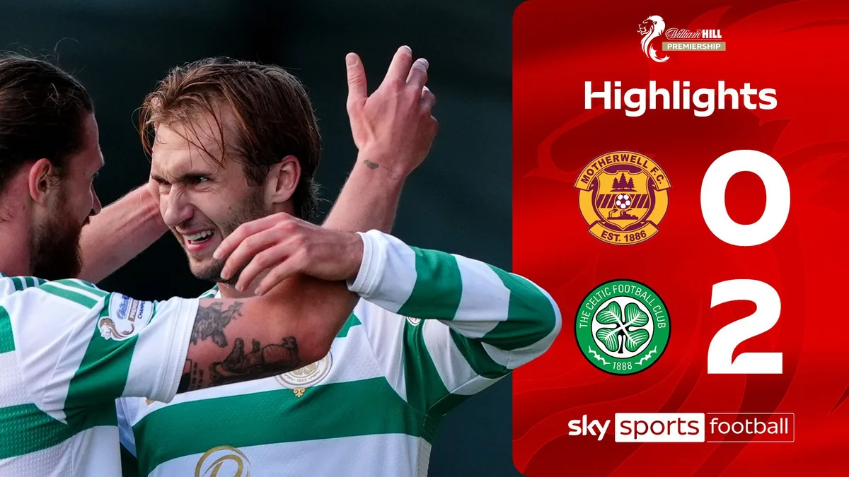 Celtic secure win over Motherwell