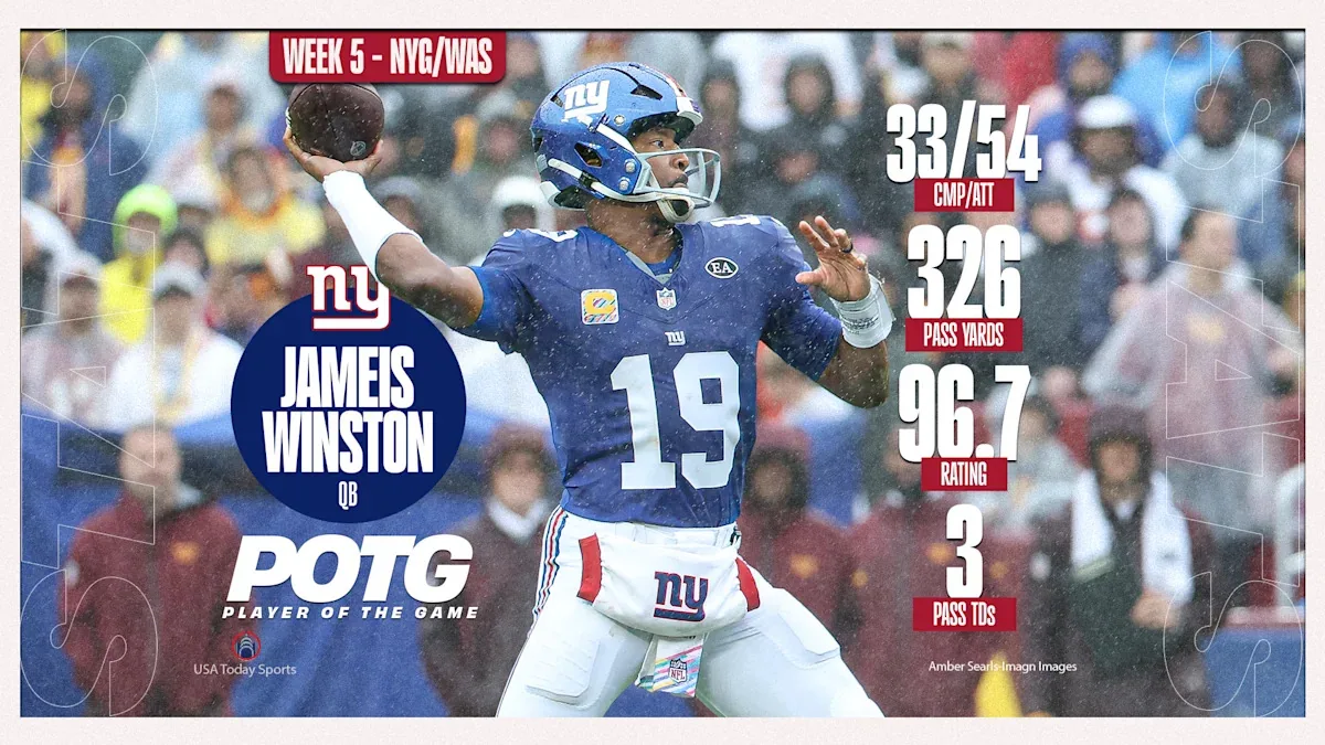 Giants' Winston leads comeback against Commanders