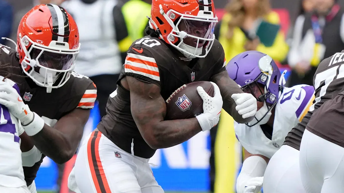 Judkins struggles in Browns' Week 5 loss