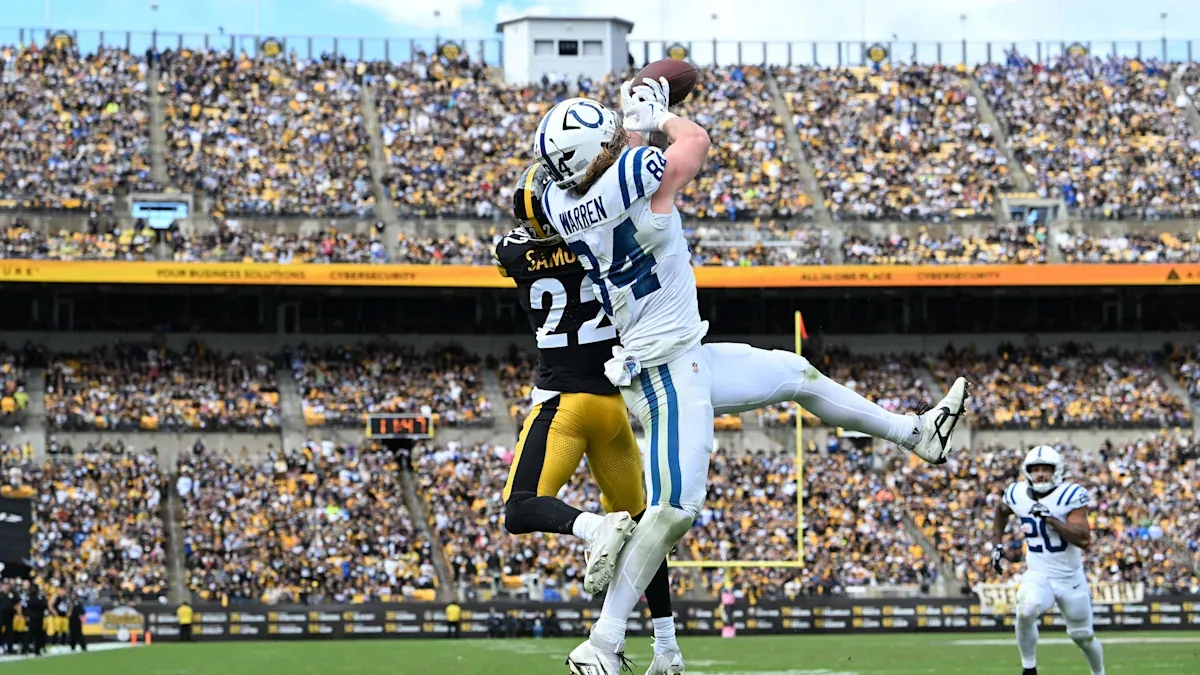 Colts' Warren leads team in receiving