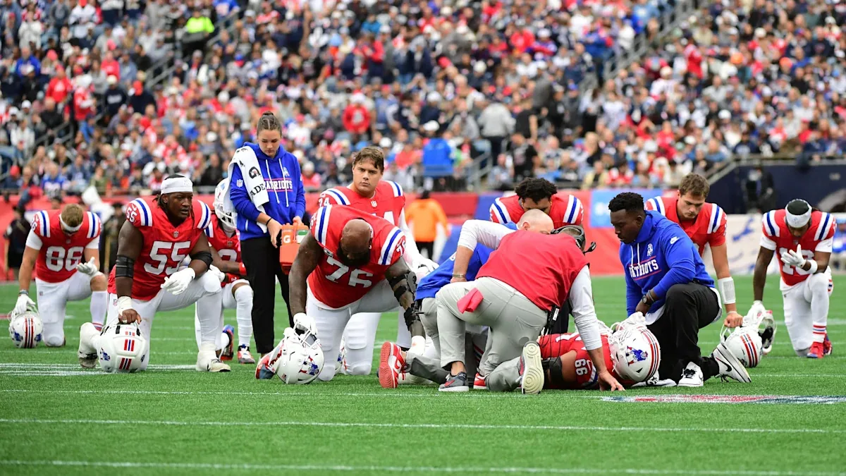 patriots' will campbell faces potential layoff after knee injury
