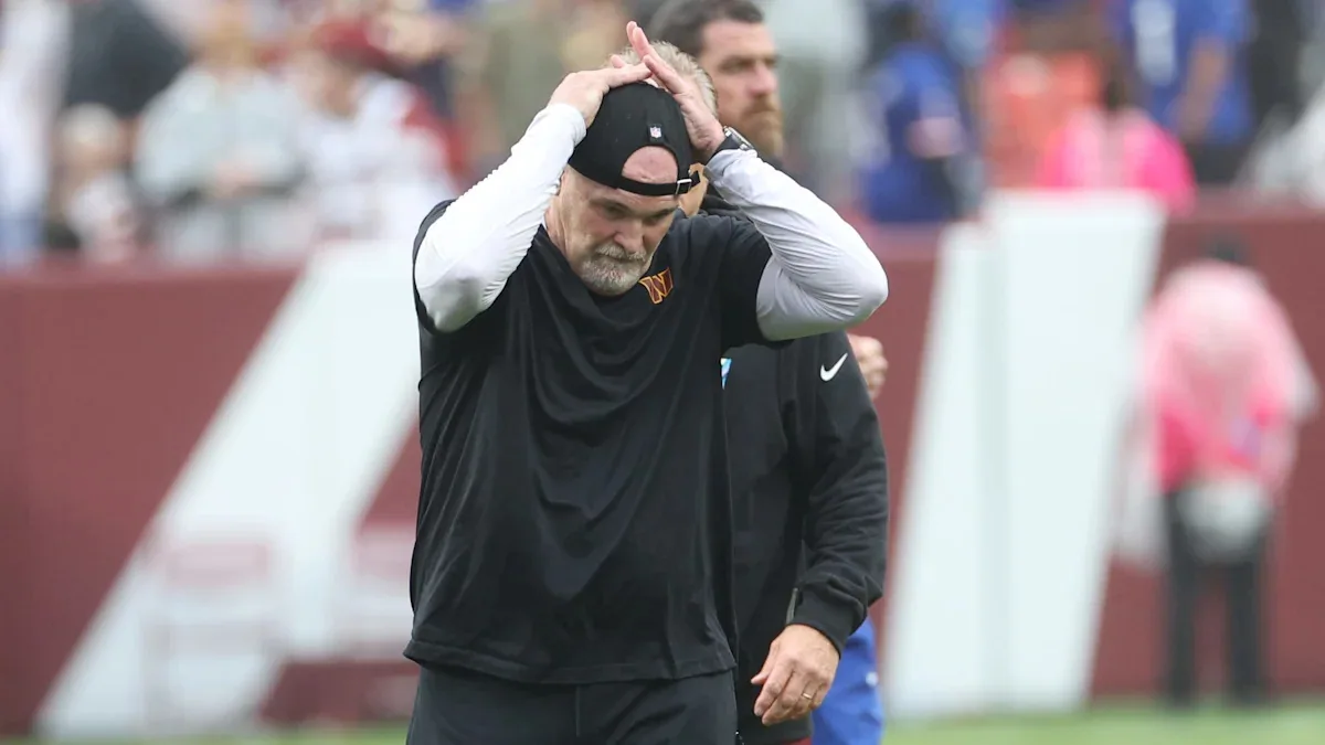 Commanders' late error ends tie with Giants