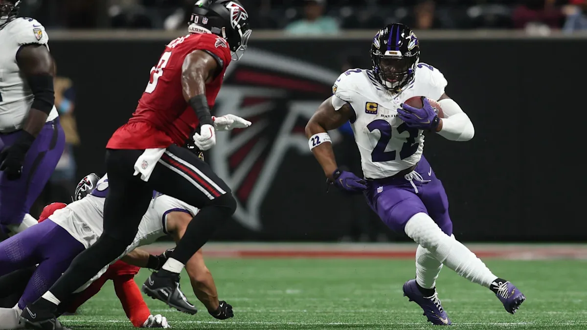 Baltimore trails Atlanta 14-9 at half-time