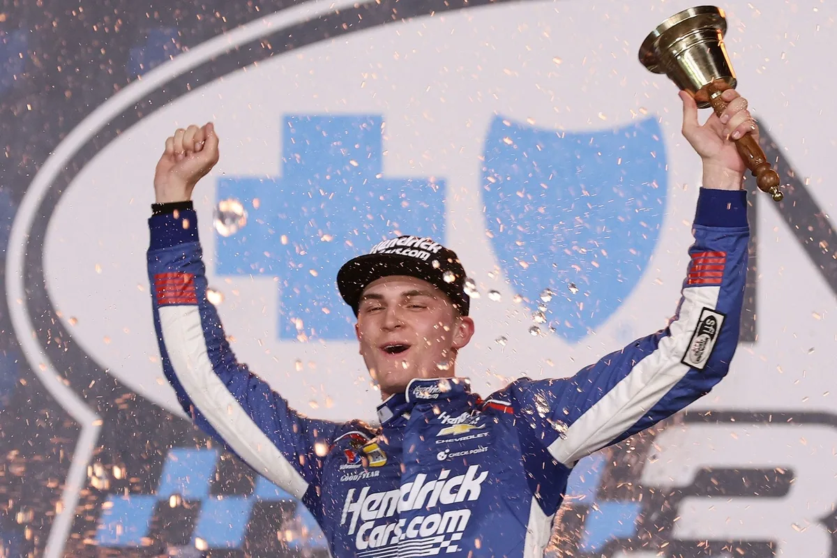 Corey Day takes Charlotte NASCAR win