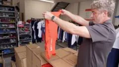 Elite sports kit waste exceeds 100,000 items annually