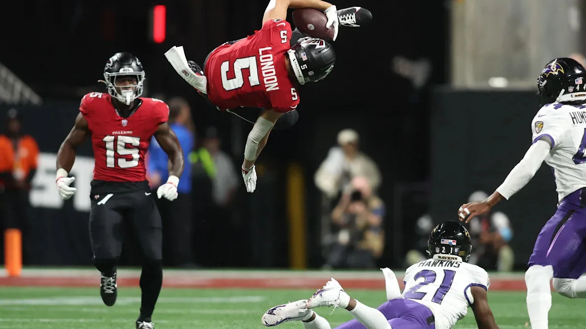 London outshines Ravens in Sunday Night loss