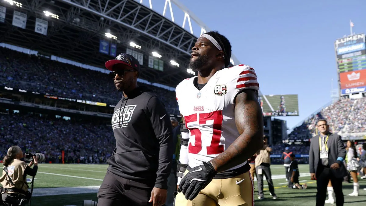 49ers linebacker ejected after first-half clash