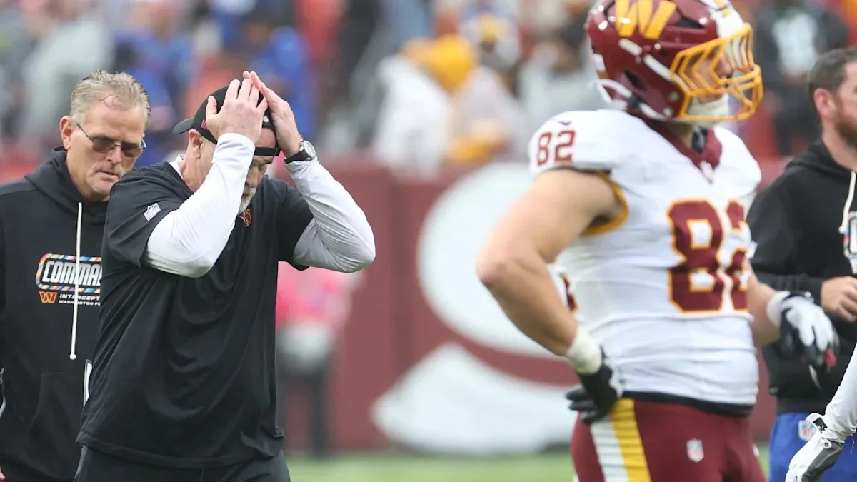 Commanders coach takes blame for late-game error