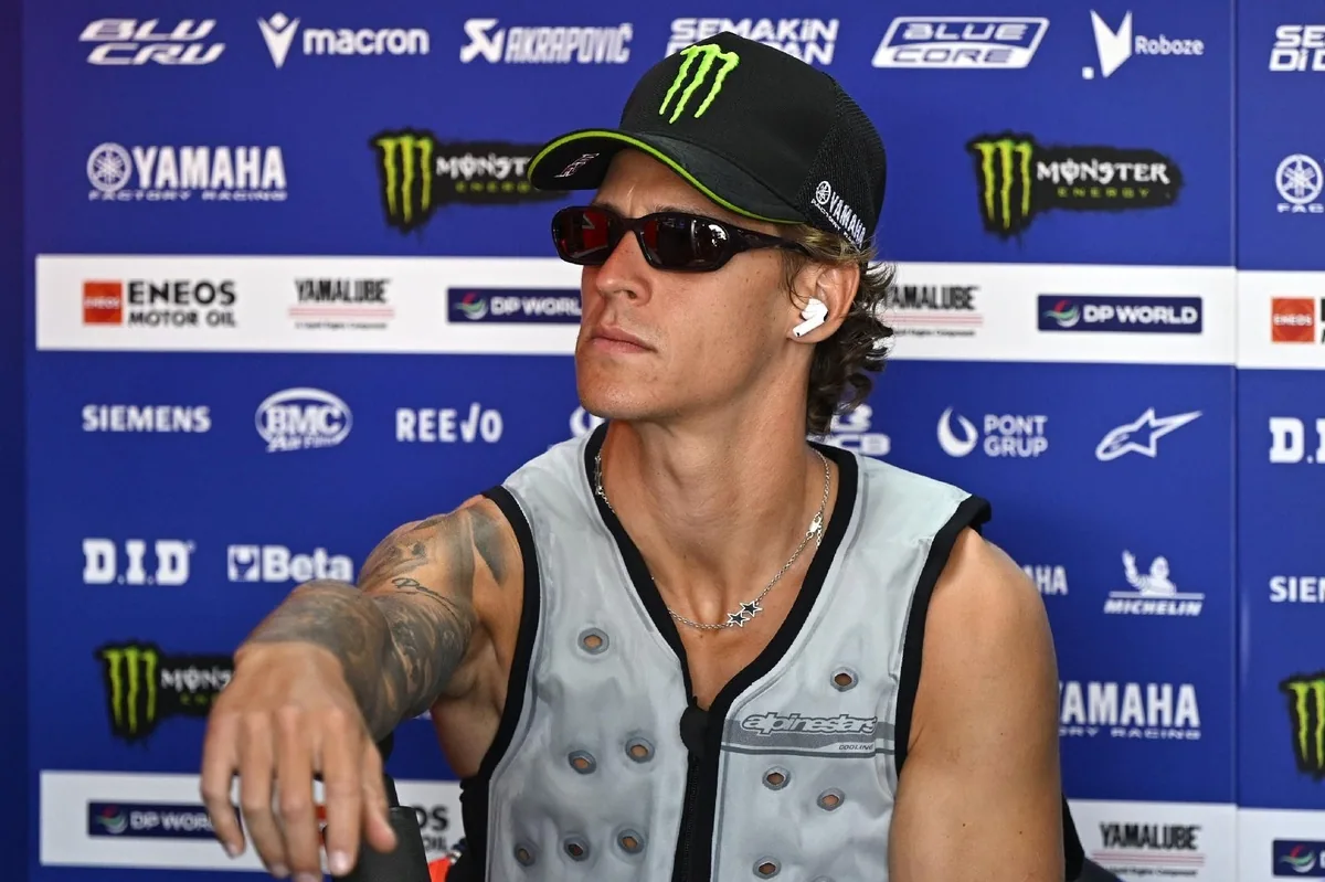 Quartararo crashes into gravel trap at Mandalika